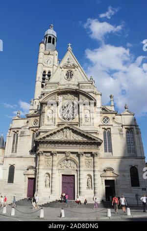 Saint-Etienne-du-Mont Banque D'Images