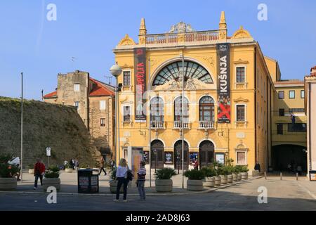 Théâtre National de Split à Split, Croatie Banque D'Images