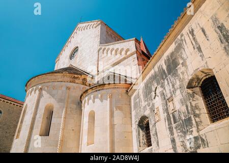 Cathédrale de St Lawrence à Trogir, Croatie Banque D'Images