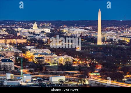 Antenne de Washington DC Banque D'Images