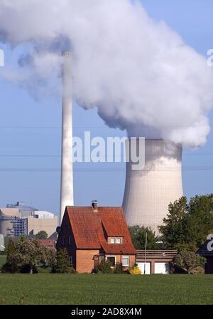 Heyden Power Station, Werder, à l'Est de la Westphalie, Rhénanie-Palatinat, Allemagne Europe Banque D'Images