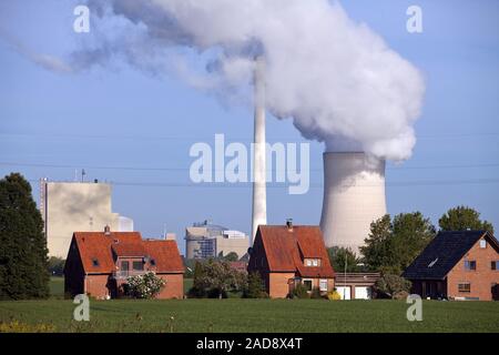 Heyden Power Station, Werder, à l'Est de la Westphalie, Rhénanie-Palatinat, Allemagne Europe Banque D'Images