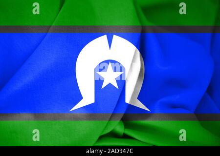 Pavillon 3D de Torres Strait. 3D Illustration. Banque D'Images