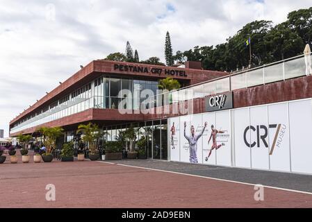 Christiano Ronaldo museum, l'établissement Pestana CR7 Hotel, Funchal, Madeira, Portugal, Europe Banque D'Images