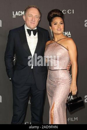 LACMA Art  + Film gala tenu au Los Angeles County Museum of Art de Los Angeles, Californie. Avec : François-Henri Pinault, Salma Hayek Où : Los Angeles, California, United States Quand : 02 Nov 2019 Credit : Adriana Barraza M./WENN.com Banque D'Images