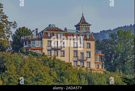 Château Rheineck, canton de Saint-Gall, en Suisse Banque D'Images