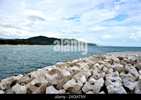 Beaux endroits sur l'île de Sanya Banque D'Images