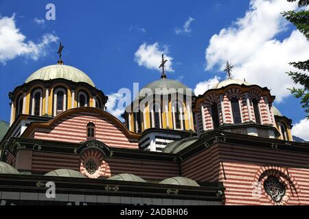 L'ancien Monastère de Rila en Bulgarie Banque D'Images