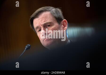 Washington DC, USA. 06Th Dec, 2019. David Hale, Sous-secrétaire d'État aux affaires politiques, rejoint par Christopher Ford, secrétaire adjointe à la sécurité internationale et la non-prolifération, témoigne devant la commission des affaires étrangères du Sénat américain sur le Capitole à Washington, DC, États-Unis, le mardi 3 décembre 2019. Credit : Stefani Reynolds/CNP/MediaPunch MediaPunch Crédit : Inc/Alamy Live News Banque D'Images
