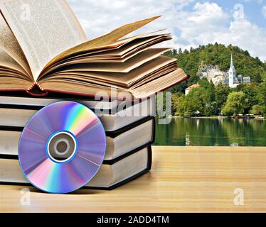 Livres et DVD sur 24 Banque D'Images