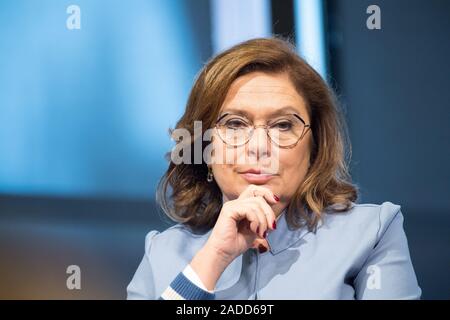 Malgorzata Kidawa-Blonska, l'un des leader de la plate-forme citoyenne, le principal parti d'opposition du parlement en Pologne, Gdansk, Pologne. 29 novembre 2019 © 2019 Banque D'Images