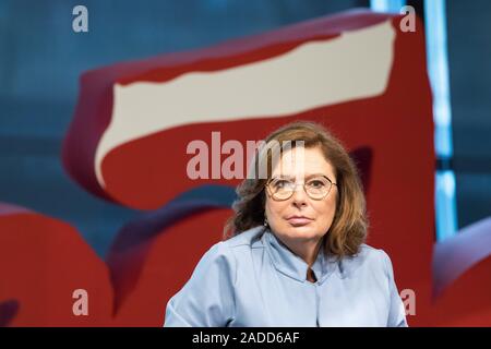 Malgorzata Kidawa-Blonska, l'un des leader de la plate-forme citoyenne, le principal parti d'opposition du parlement en Pologne, Gdansk, Pologne. 29 novembre 2019 © 2019 Banque D'Images