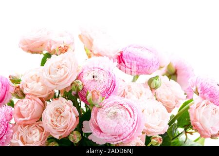 Fleurs roses frais Banque D'Images