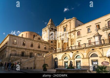 Die Kirche Chiesa di San Francesco tous' Immacolata, Noto, sicilia, Italie, Europa | église Chiesa di San Francesco tous' Immacolata, Noto, Sicile, Banque D'Images