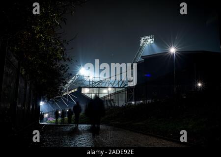 27/11/2019 Stade de football The Hawthorns home à West Bromwich Albion avant le match contre Bristol City regardée par 22 197 supporters. Banque D'Images