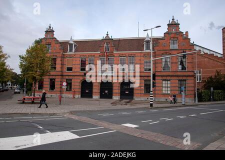 Pompiers Checkpoint Lu Kazerne Dirk à la rue Hobbemastraat Amsterdam The Netherlands 2019 Banque D'Images