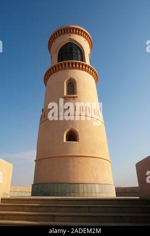 Leuchtturm Al Ayijah, Sur Ivry, Province, Sultanat d'Oman Banque D'Images