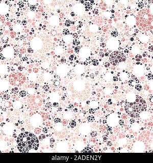Hand drawn seamless pattern abstract background, des bulles - idéal pour les textiles, des bannières, des fonds d'écran, l'emballage, de conception de scénario Banque D'Images