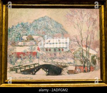 La peinture de Claude Monet Sandvika, Norvège, 1895, The Art Institute of Chicago, Chicago, Illinois, États-Unis Banque D'Images