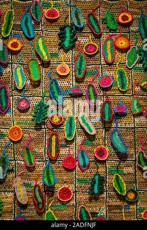 Ofrenda d'art, exposition d'objets traditionnels pour le Jour des Morts, día de muertos célébration, Musée National d'Art Mexicain, Chicago, Illinoi Banque D'Images