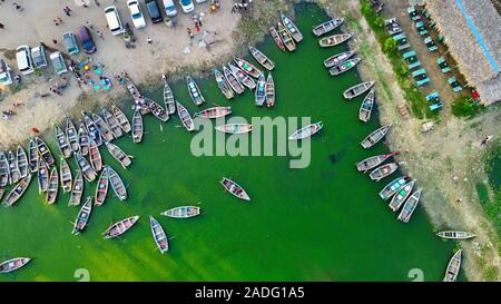 MANDALAY Birmanie/Myanmar(04) - Dec 2019 : U BEIN BRIDGE est l'un des fameux pont en teck dans le monde. Situé à Mandalay, Myanmar. Banque D'Images