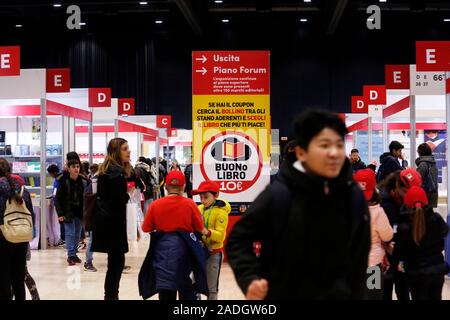 Rome le 04 décembre 2019. Salon du livre, Più' libri più liberi'' à 'La Nuvola" convention center. Foto Samantha Insidefoto Zucchi Banque D'Images