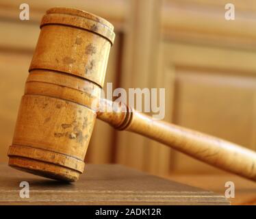 Marteau de la Justice Banque D'Images