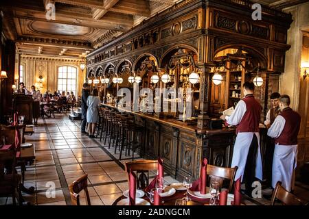 Cafe Pouchkine, Moscou, Russie Banque D'Images