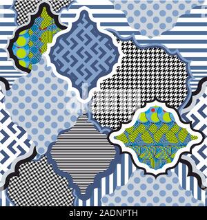 Couleurs pastel transparente géométrique motif. Des motifs pour la mode d'impression de tissus.Fond d', textile, papier d'emballage. Faites à la main. - Vector Illustration de Vecteur