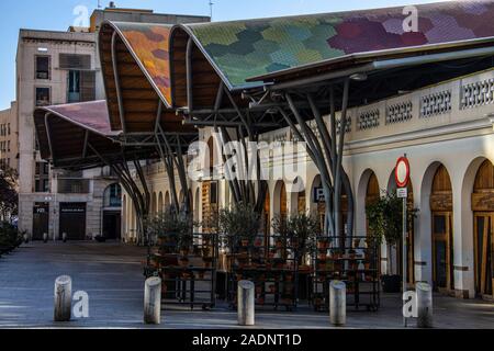 Marché de Santa Caterina, Barcelone, Espagne Banque D'Images