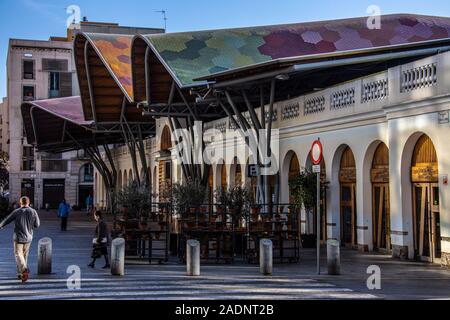 Marché de Santa Caterina, Barcelone, Espagne Banque D'Images