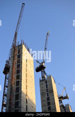 Construction de l'Broadway development sur Victoria Street London, ancien site de New Scotland Yard Banque D'Images