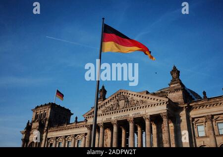 Bâtiment du Reichstag à Berlin, Allemagne Banque D'Images