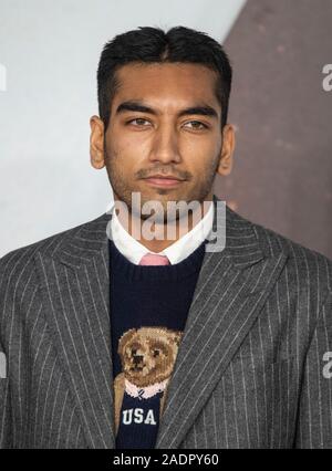 Londres, Royaume-Uni. 08Th Nov, 2019. Londres, ANGLETERRE - 04 DÉCEMBRE : Nabhaan Rizwan assiste à la première mondiale et Royal Performance de '1917' à l'Odeon Leicester Square Luxe le 4 décembre 2019 à Londres, en Angleterre. Crédit : Gary Mitchell, GMP Media/Alamy Live News Banque D'Images