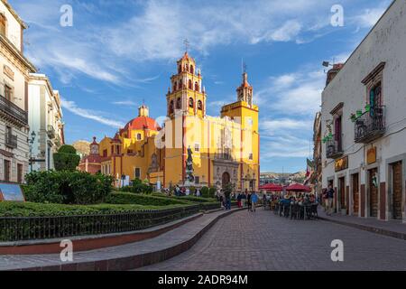 Guanajuato, Guanajuato, Mexique, Street View, Parroquia Nuestra Señora de Guanajuato Banque D'Images