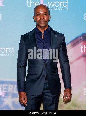 Los Angeles, CA - 02 décembre 2019 : Alphonso David assiste à la première de Showtime's 'The L Word : Génération Q' au Regal LA Live Banque D'Images