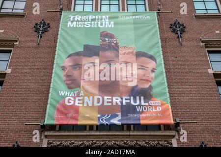 Ce qu'un Genderful Billboard World au Tropenmuseum Amsterdam The Netherlands 2019 Banque D'Images