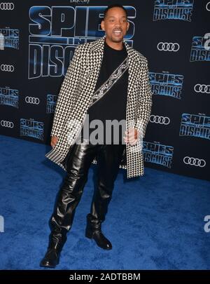 Los Angeles, USA. Le 05 mai 2019. Will Smith assiste à la première de 061 20th Century Fox's 'Spies déguisée" à El Capitan Theatre sur Décembre 04, 2019 à Los Angeles, le Crédit : Tsuni/USA/Alamy Live News Banque D'Images