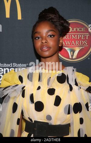 Hollywood, CA. 9Th Jul 2019. Marsai Martin, à la 28e assemblée annuelle des prix à la Trompette Bounce Kodak Theater à Hollywood, Californie le 4 décembre 2019. Credit : Faye Sadou/media/Alamy Punch Live News Banque D'Images