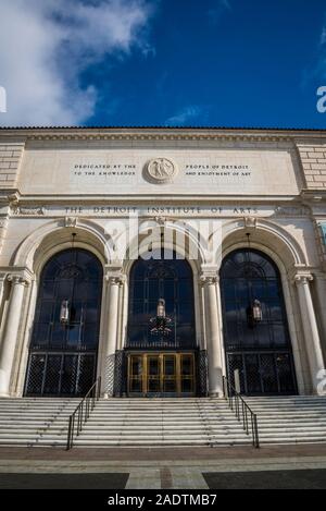 Detroit Institute of Arts, (DIA), l'une des plus grandes et des plus importantes collections d'art au United States, Detroit, Michigan, USA Banque D'Images