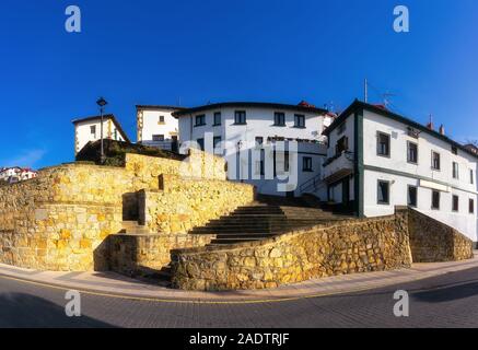 Belle vue de Puerto Viejo de Algorta à Getxo Banque D'Images