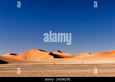 Montagnes de grandes dunes, Sossusvlei, désert du Namib, Parc national du Namib-Naukluft, Namibie, Afrique australe, Afrique Banque D'Images