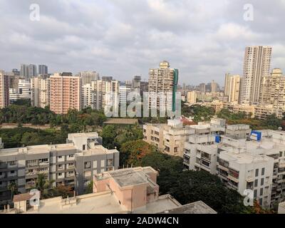 Toits de Juhu, Mumbai, Inde Banque D'Images
