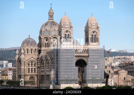 Cathédrale La Major - Cathédrale Sainte-Marie-Majeure de Marseille, France, Europe Banque D'Images