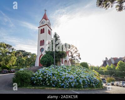 Scènes de la ville de Gramado dans l'état de Rio Grande do Sul dans le sud du Brésil Banque D'Images