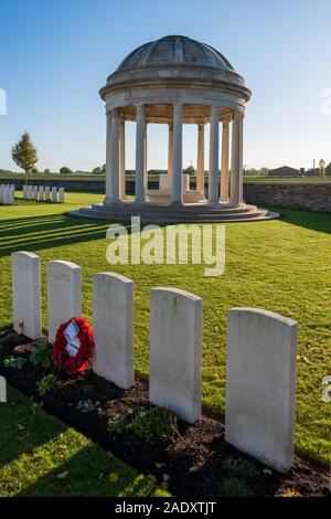 Indian War graves à Bedford House Cemetery, Ypres Banque D'Images