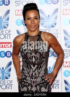 Dame Kelly Holmes assistant à la fierté de Sport Awards 2019 tenue à Londres. Banque D'Images