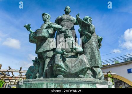 Markthallenbrunnen, Karl-Liebknecht-Straße, Mitte, Berlin, Deutschland Banque D'Images