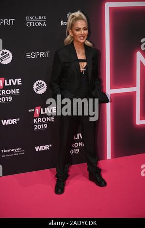 Cologne, Allemagne. Le 05 mai 2019. Loredana rappeur vient à la Jahrhunderthalle de recevoir les 1Live Krone 2019. Credit : Henning Kaiser/dpa/Alamy Live News Banque D'Images