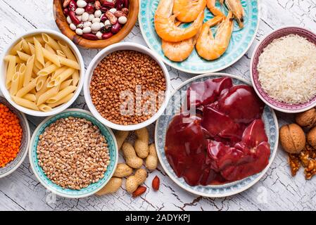 Produits naturels sources de cuivre Banque D'Images